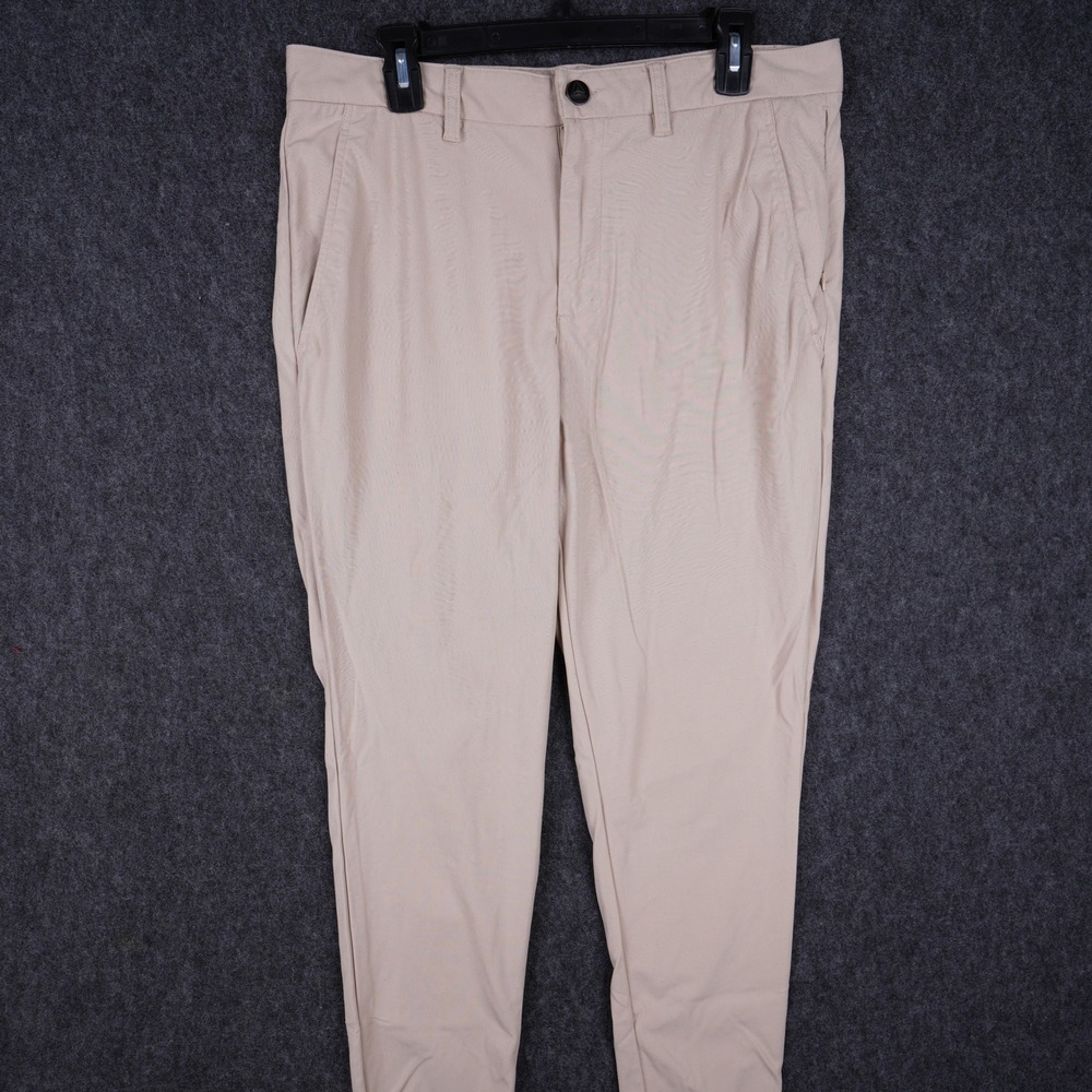 Reebok Men 34x32 Tan Performance Golf Pants REM23PA01 Excellent Condition